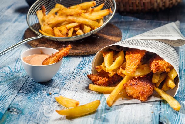 nuggetsy frytki